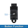 thumbnail image 3 of Car Power Window Switch No.31433408 Rear Passenger Side Window Control Switch for Volvo S60 V60 XC60 Black, 3 of 7