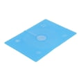 thumbnail image 2 of Estera de silicona para hornear de 17,7x25,6 pulgadas, estera enrollable para repostería doméstica con báscula para cocina casera, azul, 2 of 14