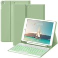thumbnail image 1 of Funda con Teclado JKSML para iPad 10,2" Retroiluminado en 7 Colores Verde, 1 of 9