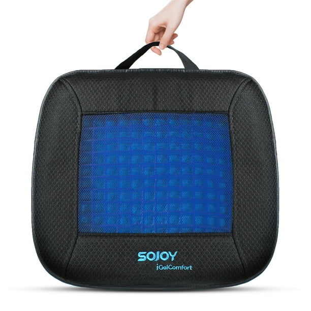 Sojoy Gel Seat Cushion for Long Sitting Cooling Gel Seat Cushion for