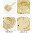 thumbnail image 4 of Pasher de Bar, Outils de Filtrage de Barre en Acier Inoxydable de Conception Simple et Pratique et Pasher de Boisson d'Hygiène, 4 of 8