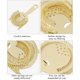 thumbnail image 4 of Colador de Cócteles de Acero Inoxidable Herramienta de Filtrado de Hielo Duradera para Camareros y Uso Doméstico con Diseño Multifuncional ANGGREK Otros, 4 of 8