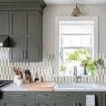 thumbnail image 3 of DEWOO 10-Sheet Upgraded Thicker Peel and Stick Kitchen Backsplash Tiles,Waterproof Self-Adhesive Vinyl Wall Tile Fish Scale Mosaic Design,for Bathroom,Fireplace and RV(Beige,12"×12"), 3 of 14