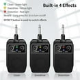 thumbnail image 5 of Mini Electric Guitar Amp 5W Rechargeable Guitar Amplifier Portable Bluetooth Practice Amp with 4 E, 5 of 5