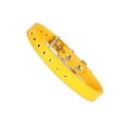 thumbnail image 2 of Methold ajustable de PU, lindo y práctico para las necesidades de parto de perros, Collar de parto para recién nacidos Tubos y túneles para animales pequeños oro, 2 of 6