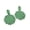 Green, variant on AYYUFE 1 Pair Women Earrings Hollow Out Flower Shape Jewelry Vintage Exaggerated Drop Earrings for Banquet