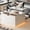 White, variant on LED Coffee Table with Drawer, 31.5-Inch Lift Top Coffee Table，High Gloss Coffee Table with 24-Color Lights for Living Room, Bedroom, Home Office，White