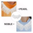 thumbnail image 3 of unbranded Collar Falso Desmontable Para Con Simuladas Accesorio Para Look Sofisticado, 3 of 8