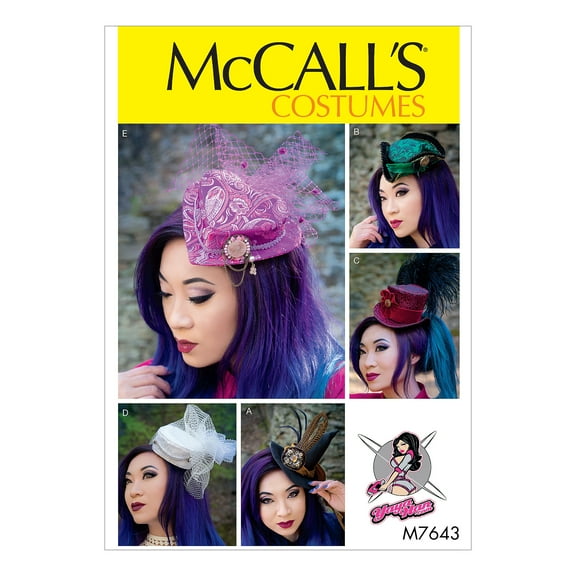 McCall's Sewing Pattern Fascinators-One Size Only