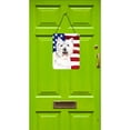 thumbnail image 2 of Carolines Treasures SC9008DS1216 USA American Flag with Westie Wall or Door Hanging Prints 12x16 multicolor, 2 of 2