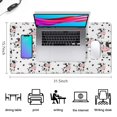 thumbnail image 5 of Long Mouse Pads for Desk,White Cow Family Spot Pattern Desk Mats on Top Of Desks, Desk Mouse Pad Extra Large with 3mm Non-Slip Base and Stitched Edge for Gaming,Office,Work,Home 31.5"x15.7", 5 of 6