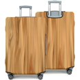 thumbnail image 2 of Stretch Luggage Cover XL(29-32in)– Elastic Travel Suitcase Protector with Handle Openings & Bottom Closure, Washable Polyester Spandex Suitcases Cover, Wood Grain Print, 2 of 5