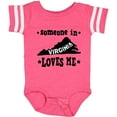thumbnail image 3 of Inktastic Virginia Vacation Someone Loves Me Boys or Girls Baby Bodysuit, 3 of 5