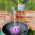 thumbnail image 5 of Solar Fountain Pond Outdoor Bird Bath Fountains Solar Power Floating Garden(), 5 of 6