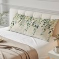thumbnail image 4 of Eucalyptus Leaves Long Body Pillow Cover 20x60 Inch, Watercolor Weeping Teal Botanical Vintage Decorative Pillowcase with Zipper, Microfiber Pillow Protector, Soft Long Pillowcases for Women, 4 of 9
