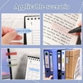 thumbnail image 6 of Transparent Sticky Notes, Page Markers , Book Tabs, Sticky Note Tabs, Sticky Tabs, Page Tabs, Label Stickers, Pop Up Index Tabs, Tabs Flags Stickers, 6 of 6