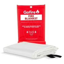Gofire Fire Blanket - 39x39 inches Fiberglass Safety Blanket for Emergency Fire Suppression