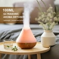 thumbnail image 7 of Noahstrong 100ml Essential Oil Diffuser, Woodgrain Aromatherapy Oil Diffuser Ultrasound Humidifier, Timer Setting Waterless Auto Shut-off for Room Bedroom Home Office Car, 7 of 7