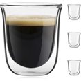 thumbnail image 1 of Javaah Verres à Espresso à Double Paroi Ensemble de 4 / 2 Onces, 1 of 7