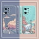 thumbnail image 4 of Case For OPPO FIND X6 X3 REALME X7 X50 RENO 2 4Z 4 6 Lite 5Z 5F 4G 5G PRO Liquid Silicone Case Sunset Maple Snow Mountains, 4 of 5