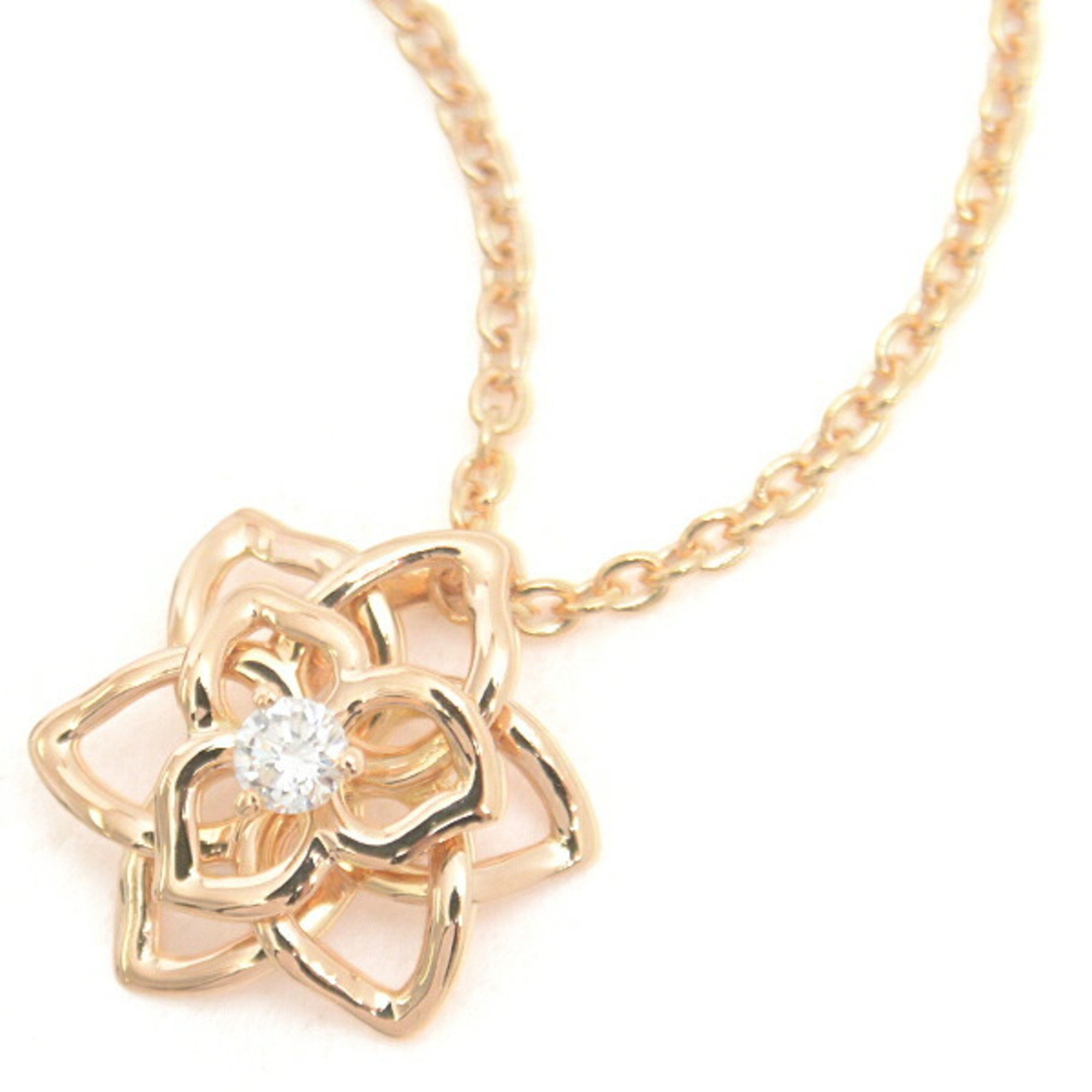 Pre-Owned Piaget Necklace for Women, Rose, 1P Diamond Necklace, Pink Gold, PIAGET... (Good)