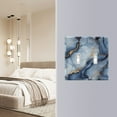 thumbnail image 4 of Yayeee Toggle Light Switch Wall Plate 2-Gang 4.56"x4.48" Decorative Outlet Cover, Abstract Marble Pattern, 4 of 7