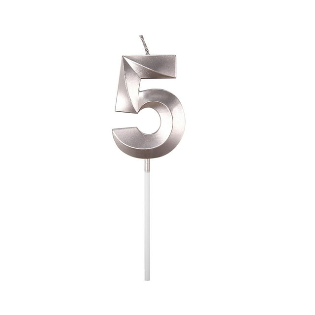 WMQPNNS New Trending Birthday Candles Extended Big Number Candle Multicolor 3D Design Cake Topper Decoration for Any Celebration Todays Deals Clearance Sale