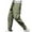 Mens Pants Army Green, variant on Mens Cargo Pants Big and Tall Plus Size Drawstring Tapered Work Trousers Multi Pockets Casual Solid Relaxed Elastic Waist Hiking Pant Clearance L-5X