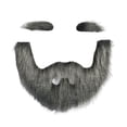 thumbnail image 1 of Juego de bigote y cejas postizos autoadhesivos, accesorio para disfraz de barba postiza, accesorio para cosplay, escenario de teatro de mascarada., 1 of 8