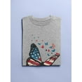 thumbnail image 3 of Freedom Butterfly T-Shirt Women -Image by Shutterstock, Female 3X-Large, 3 of 4