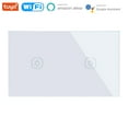 thumbnail image 1 of Interruptor táctil de pared inteligente WiFi Panel de vidrio aplicación móvil Tuya/temporizador de Irfora Interruptor inteligente, 1 of 7