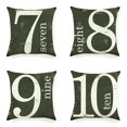 thumbnail image 4 of PENGXIANG Taie d'Oreiller Carrée Imprimée Accessoires de Lit Canapé Housse de Coussin Décoration Maison, 4 of 12