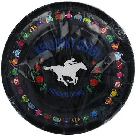 Kentucky Derby 8-Pack 7'' Jockey Silks Paper Plates