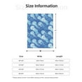 thumbnail image 4 of Throw Blanket for Couch Sofa and Bed, Dreamlike Jellyfish Super Soft Plush Throw Blanket, Fuzzy Cuteness Comfy Warm Washable Flannel Blanket & Throws for All Season 50"x40", 4 of 5