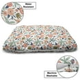 thumbnail image 3 of Botany Pet Bed, Creative Doodle Design Pattern of Abstract Spring Flowers and Leaves Illustration, Resistant Pad for Dogs and Cats Cushion with Removable Cover, 24" x 39", Multicolor, by Ambesonne, 3 of 4