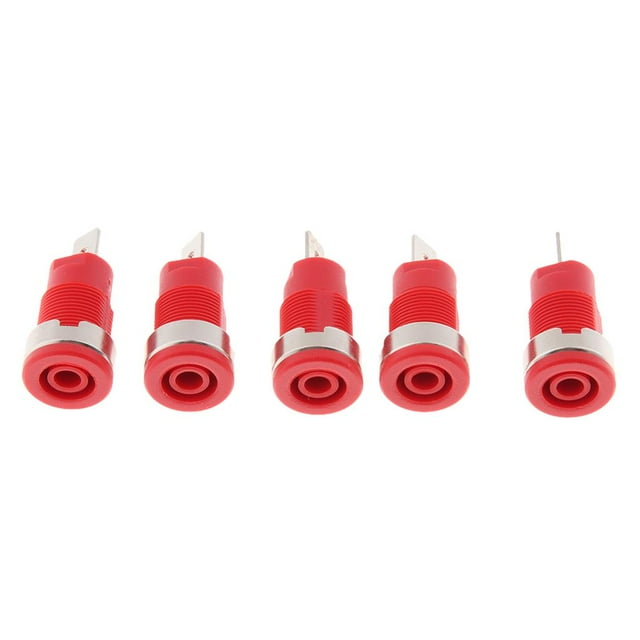 Conector Tipo Banana perfecl 5pcs 4mm Negro Rojo