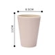 thumbnail image 2 of Vaso para beber ecológico, irrompible y reutilizable, apilable de paja de trigo, juego de 6 vasos biodegradables y saludables, vaso reutilizable para baño, apto para lavavajillas, 2 of 5