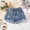 Blue, variant on RTKFRFLM Girls Bowknot Denim Shorts Fashionable Washed Jean Shorts for Youth Light Blue 11-12 Years