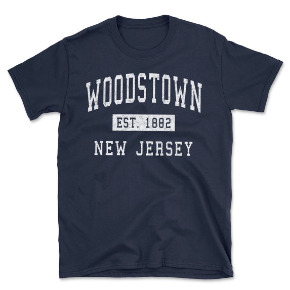 Woodstown New Jersey Classic Established Men's Cotton T-Shirt