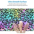thumbnail image 6 of Rainbow Leopard Gaming Mouse Pad Large Mouse Pad (31.5x11.8 Inch) Non-Slip Rubber Base Large Desk Mat Desk Protector for Home Office Gaming Work, 6 of 6