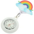 thumbnail image 4 of Reloj retráctil con insignia de arcoíris, reloj de enfermera portátil, regalo para niñas y mujeres., 4 of 6