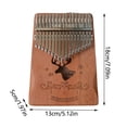 thumbnail image 3 of MINI KALIMBA Exquis Doigt Pouce PIANO MARIMBA Pendentif MUSICAL Cadeau, 3 of 8