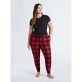 thumbnail image 2 of Joyspun Women's Cozy Lounge Collection Hacci Knit Sleep Joggers, 29'' Inseam, Sizes XS-3X, 2 of 5