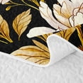 thumbnail image 5 of Manfei Rustic Wildflower Peony Quilt King 3 Pieces,Cottagecore Blossom King Coverlet Set,1 Bedspread and 2 Pillowcases, 5 of 7