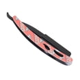 thumbnail image 1 of XYCCA Stainless Steel Straight Edge Razor Men Manual Shaver Beard Trimmer Red (Without Blade)-0824, 1 of 5