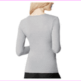 thumbnail image 2 of 32 Degrees Heat 2-PACK Women's Base Layer Long Sleeve Tops White Grey XL, 2 of 2