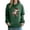 Army Green, variant on Christmas Hoodie for Women Plus Size Long Sleeve Jackets Pocket Hooded Overcoat Print Autumn Winter Casual Coat