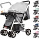 thumbnail image 1 of Carriola Infantil De Lujo Con Toldo De Viaje Compacta Y Ligera Carriola Para Bebe Con Jugetes Tela Transpirable Carrito Para Bebe Con Mango Ergonomico Carreola Ultra Ligera Y Comoda (Gris), 1 of 8