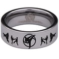 thumbnail image 2 of Taekwondo Tungsten Carbide Ring, 2 of 9