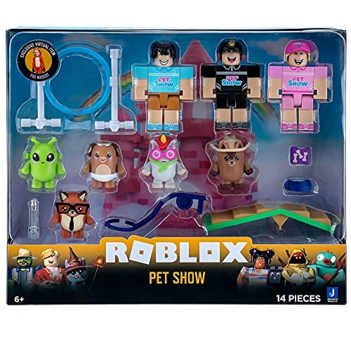 Colección Roblox Celebrity Pet Show Paquete de Tres Figuras